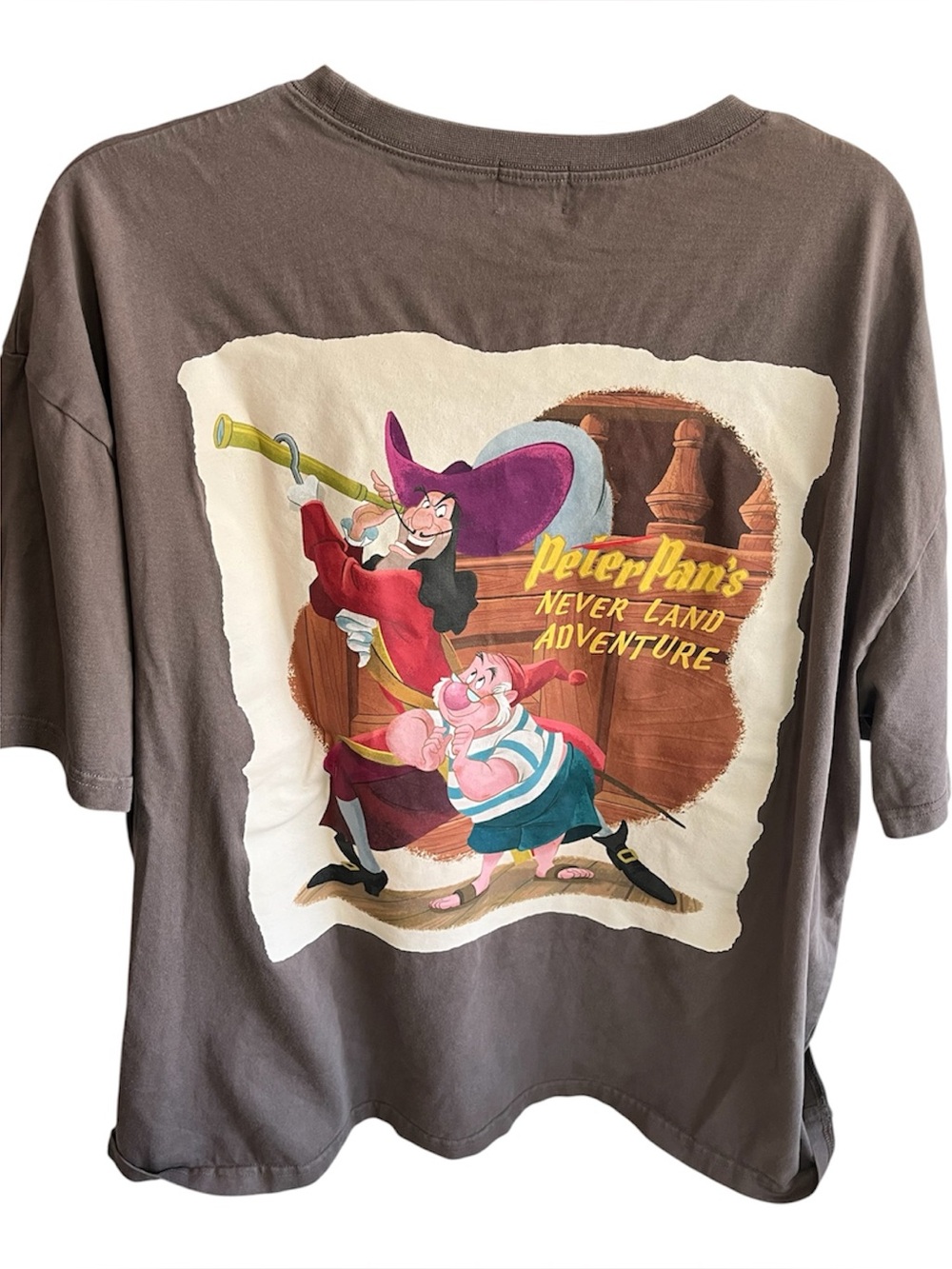 Tokyo Disney Resort Peter Pan Never Land Adventure Oversized T Shirt M-L